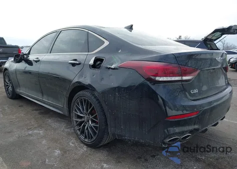 2020 Genesis G80 3.3T Sport Awd from USA, damaged, VIN KMTFN4JB1LU331753